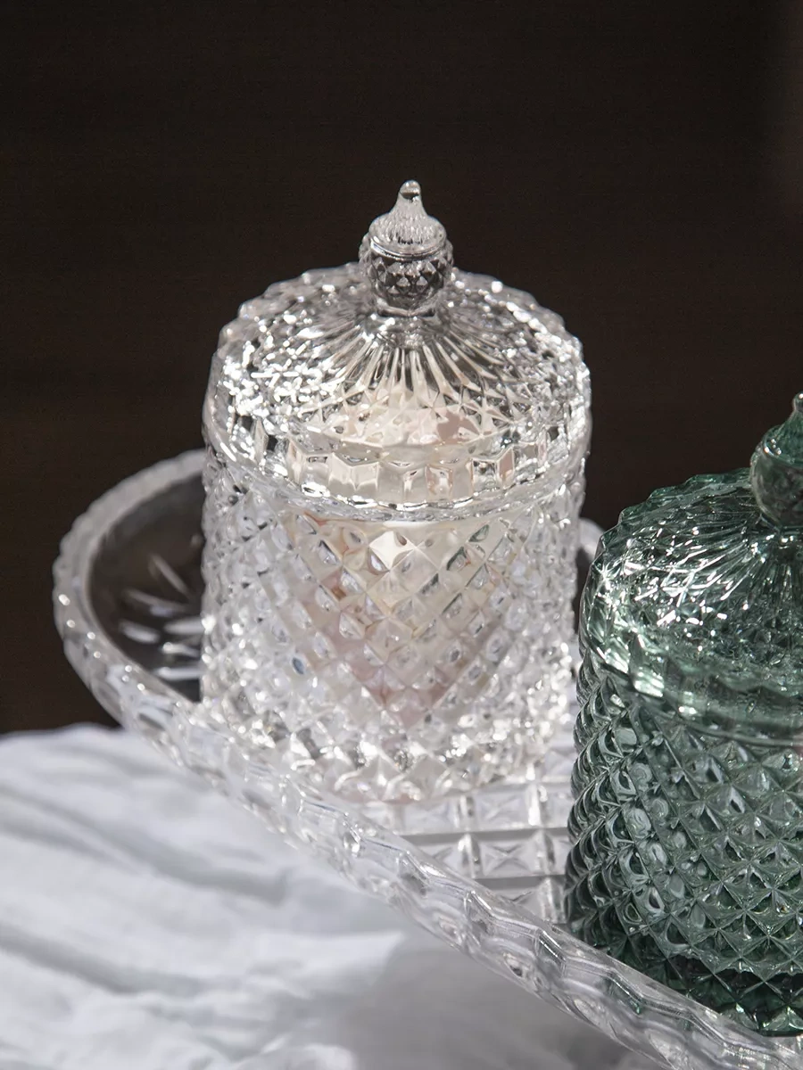 Lefard Şekerlik "dıamant" 550 Ml Kapaklı Cam 178969473