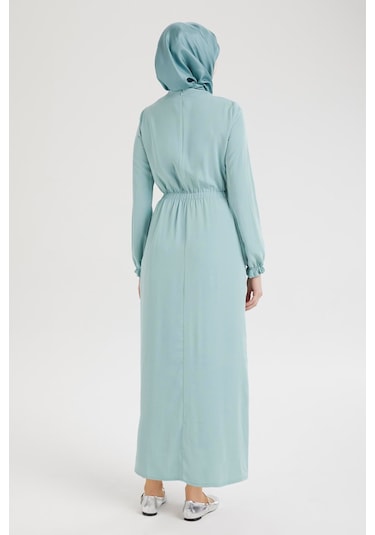 Armine Trend Kolları Lastikli V Yaka Detaylı Elbise-mint 25yt944 Mint Armine Trend Kolları Lastikli V Yaka Detaylı Elbise-mint 25yt944 Mint