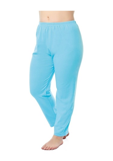 Tutku Kadın Uzun Alt Pijama Zenne %100 Pamuk -3 Adet-Karışık Renk-3Xl Çok Renkli