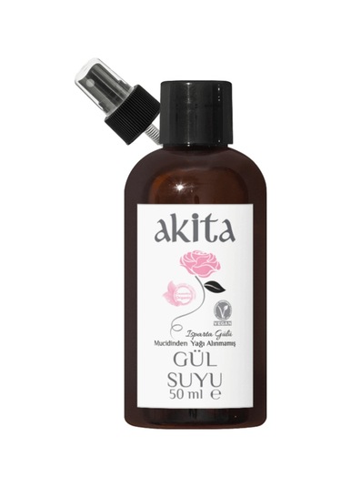 Akita Doğal Yağı Alınmamış Mini Gül Suyu 50 ML