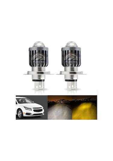 Chevrolet Cruze Mercek Led Xenon Şimşek Etkili Oto Ampul Çift Renk