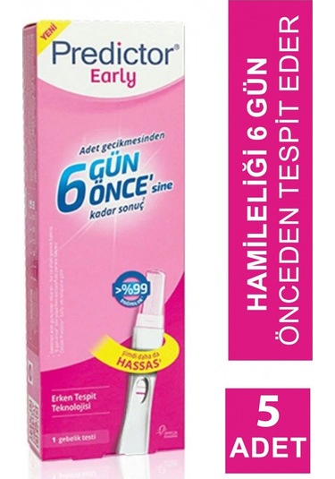 Early 6 Gün Önce Tespit Eden Gebelik Testi 5 Adet