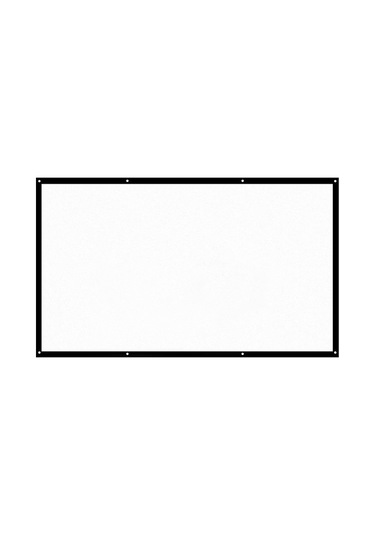 Geeroyoo 120 İnç 16:9 Taşınabilir Katlanabilir Projeksiyon Perdesi Hd Ev Ofis İç-dış Duvara Asma Jzr-gy