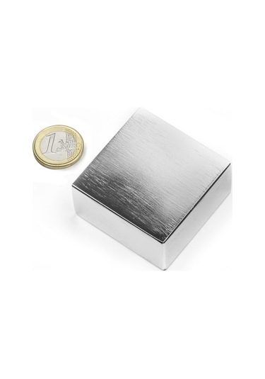 50Mm X En 50Mm X Kalınlık 25Mm Çok Güçlü Büyük Neodyum Mıknatıs N11.24518