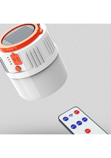 Gajeena Güneş Enerjili 80w Led Feneri, 42 Led Işık, 5 Mod, Usb Çıkışlı, Ev Acil Ve Bahçe Kullanıma Uygun, 3 Li-poly Batarya İle 5-8 Saat Süre