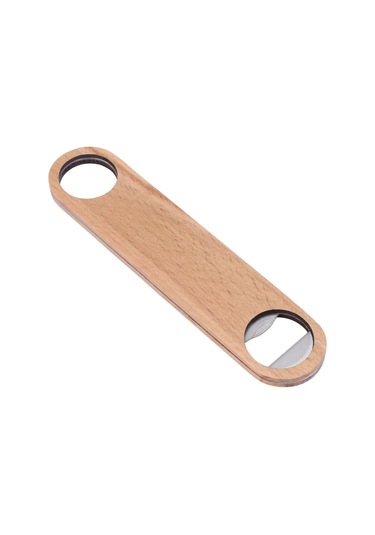 Düz Ahşap Bira Şişe Açacağı Vintage Ahşap Saplı Açacak Bar Aleti Mutfak Aksesuarları Diğer