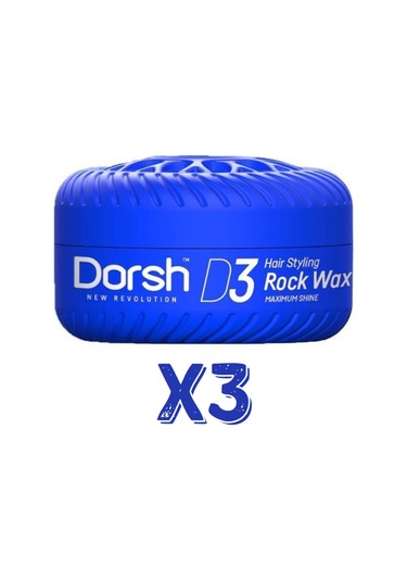 Dorsh Saç Şekillendirici Rock Wax D3 3x150 ML