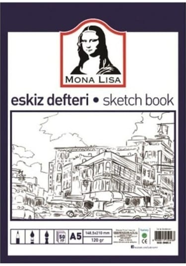 Südor Mona Lisa A5 Eskiz Defteri 50 Yp 120 G