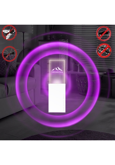 Akıllı Duvar Lambası Gece Işıkları Mini Ev Böcek Kovucu Fare Kovucu Beyaz