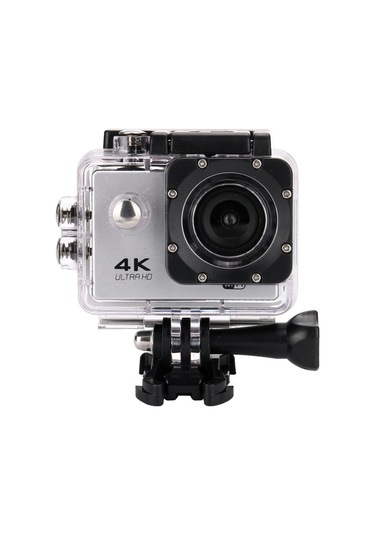 Ultra Hd 4k Wifi 2 İnç 170d Sualtı Spor Kamerası Gümüş