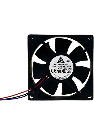 Delta Afb0824vh-r00 ,80x25mm 24vdc 42-cfm 3-kablo Fan