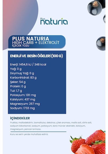 Vegan Sporcu Gıdası Palatinose & Elektrolit Dengeleyici