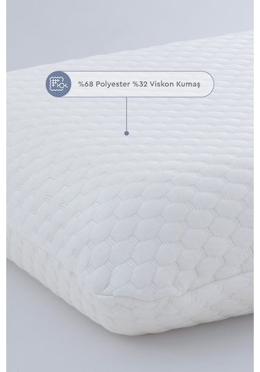 Yataş Bedding Visco Standart Yedek Yastık Kılıfı 38X70 Cm