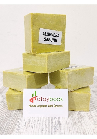 Aloevera Sabunu El Yapımı 6 Adet 1 Kg Doğal