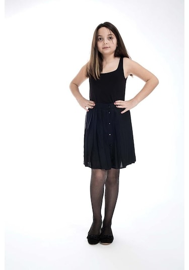 İtaliana 5129 Kız Çocuk Simli 20 Denye Çocuk Külotlu Çorap 001