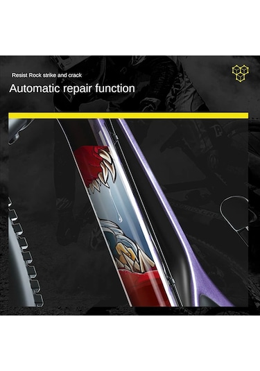 Yuntech01 Enlee Bisiklet Koruma Filmleri - Su Geçirmez, Çizilmeye Dayanıklı, Kolay Uygulanır, Şık Ve Kişiselleştirilebilir Tasarımlar