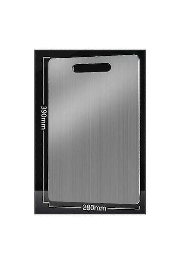 Titanyum Kesme Tahtası Çift Taraflı Titanyum Mutfak Doğrama Tahtası S202412275229 D Diğer