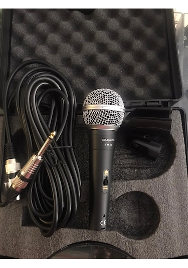 Fm 58 Gold Audio Dinamic Mikrofon Metal El Mikrofonu