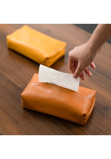 Ordu Yeşil-deri Doku Kutusu Işık Lüks Oturma Odası Banyo Masaüstü Yaratıcı İskandinav Ins Tarzı Dikdörtgen Depolama Araba Deri Kağıt Kutusu