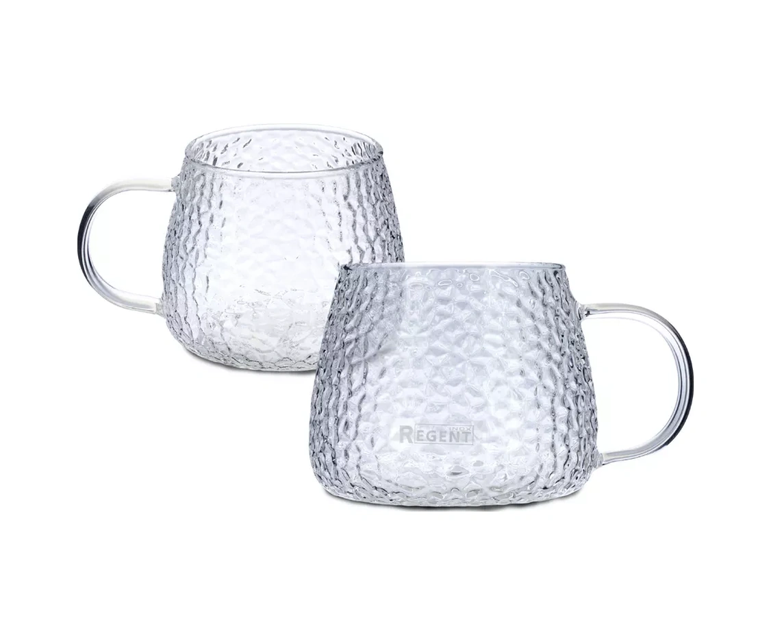 Regent İnox Çay Ve Kahve İçin Cam Bardak Seti 2 Parça 204574152 Beyaz