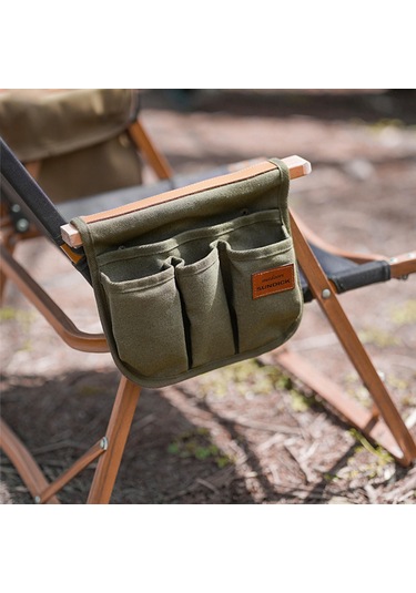 Homyl Koltuk Yan Cep Sandalye Kamp Atıştırmalıkları Yeşil Yeşil Çok Renkli