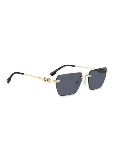 Dsquared2 D2 0102/s-807 Sıyah Unisex Güneş Gözlüğü Altın