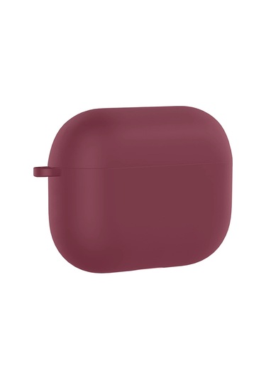 Apple Uyumlu AirPods Pro 3 Zore Standart Silikon Kılıf Koyu Mor