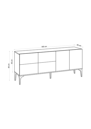 Decormet Laika Konsol Safir Meşe- Dec-20066 Diğer