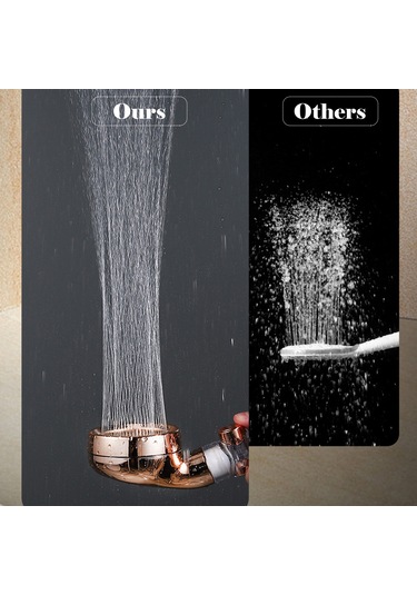 Geeksen Turbo Fanlı El Duş Başlığı Açma/kapama Duraklatma Anahtarı 3 Ayarlı Yüksek Basınçlı Duş Başlığı G1/2 Su Tasarruflu Banyo Duş Başlığı Banyo El Duş Başlığı Değişimi Diğer