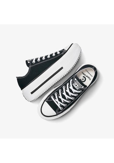 Converse Chuck Taylor All Star Lift Double Stack Platform Kadın Günlük Spor Ayakkabı C-cona15490b10001 Siyah