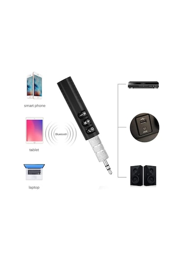 Mey Najmaddin Taşınabilir Bluetooth Ses Alıcısı 30 Dk Şarj, 4 Saat Kullanım, Geri Klipsli Najmaddin