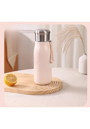 Pembe Büyük Kapasiteli Bisiklet Spor Su Isıtıcısı Kupa 316 Paslanmaz Çelik Kullanışlı Şövalye Fincan Yüksek Değerli Açık Yalıtımlı Pot 750 Ml