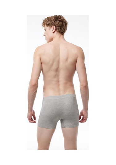 Malabadi 058 Erkek Modal Likralı Boxer-Gri