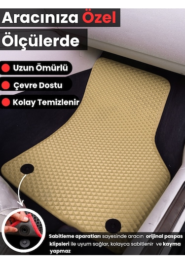Ford Focus 5 Hatchback 2024-2025 Uyumlu Eva Paspas Tam Set Araca Özel,su Geçirmez