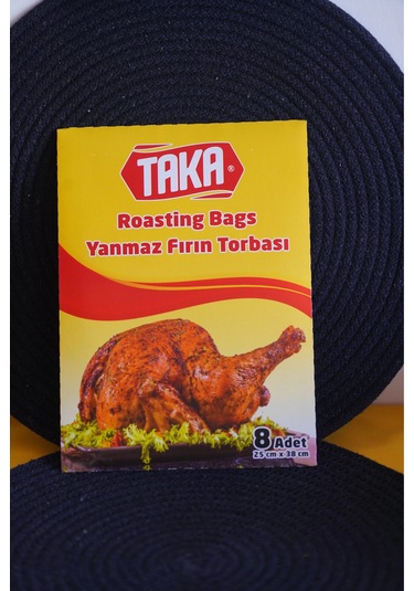 Taka Yanmaz Fırın Torbası 8'li 25x38cm Renkli