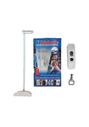 Kidmix Çelik Halatlı Pimapen Pvc Emniyet Çocuk Güvenlik Kilit