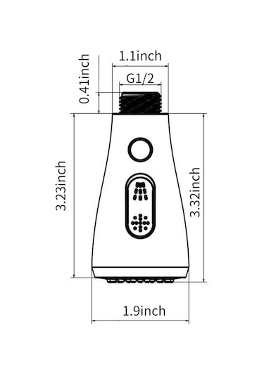 Qingmipy Mutfak Çekme Kranı Üç Fonksiyonlu Akış, Sprey, Durdur Su Tasarruflu G1/2 Bağlantılı, Anti-tıkanıklık Silikon Uçlar, Abs Malzeme, El İle Kurulum Diğer