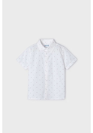 Erkek Çocuk Kısa Kollu T-shirt - Beyaz Beyaz