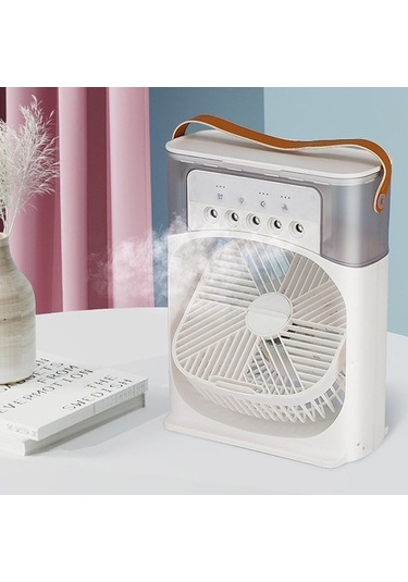 Supermarket1 Fırçasız Beş Delikli Motor Sprey Nemlendirme Soğutma Fanı