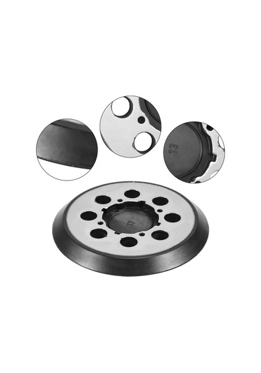 Kosona 5 İnç 8 Delikli Zımpara Pedi Seti Dwe6423 Uyumlu, Metal Tabanlı, Uzun Ömürlü Ve Pratik Kullanım