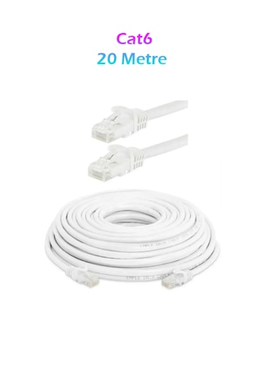 Cat 6 Ethernet Kablosu 20 Metre