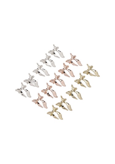 Kadınlar Ve Kızlar İçin Reçine Metal Kemerli Tırnak Süslemeleri