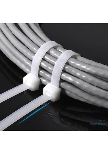 Kablo Bağı 4.5x250mm Beyaz 100 Adet
