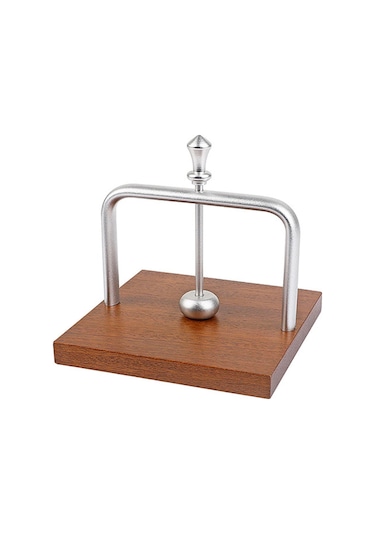 Homyl Tezgah Peçetelik Masa Üstü Mendillik Ahşap Taban Dekoru Gümüş