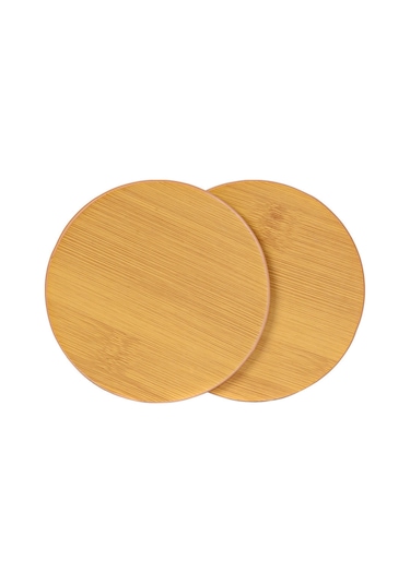 Fosenze 6'lı Pu Deri İçecek Altlığı Seti - Bambu Desenli, Isı Ve Nem Korumalı, Masa Ve Dekor Aracı Diğer