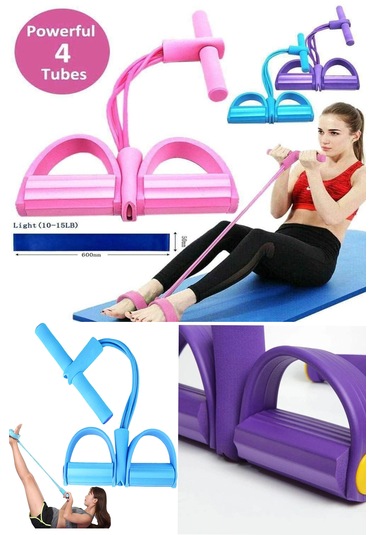 Evde Spor Lastikli Egzersiz Lastiği Body Trimmer Mekik Çekme Alet