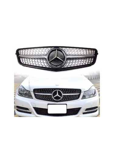 Mercedes W204 Diamond Amg Ön Panjur Izgara Seti 2007 -2012