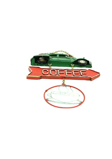 Dekoratif Metal Kapı Yazısı Araba (515685600)