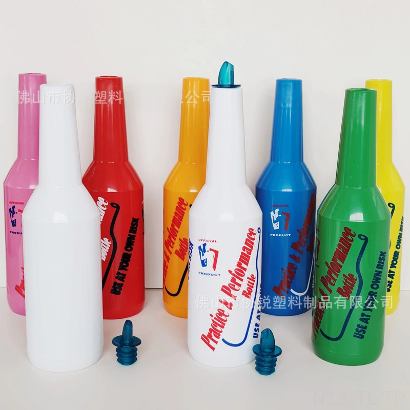 Hombey Bartender İçin Yeşil Plastik Uygulama Şişesi - Bar Alatları, Mixoloji Egzersiz, Dayanıklı Ve Temizlenmesi Kolay