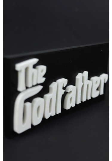 The Godfather - 3 Boyutlu Tabela - 19cm X 9cm X 1.5cm